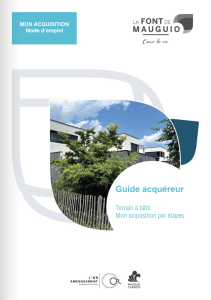 Guide acquéreur Font de Mauguio