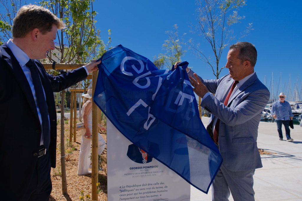 Inauguration des quais Pompidou & Tabarly à La Grande Motte